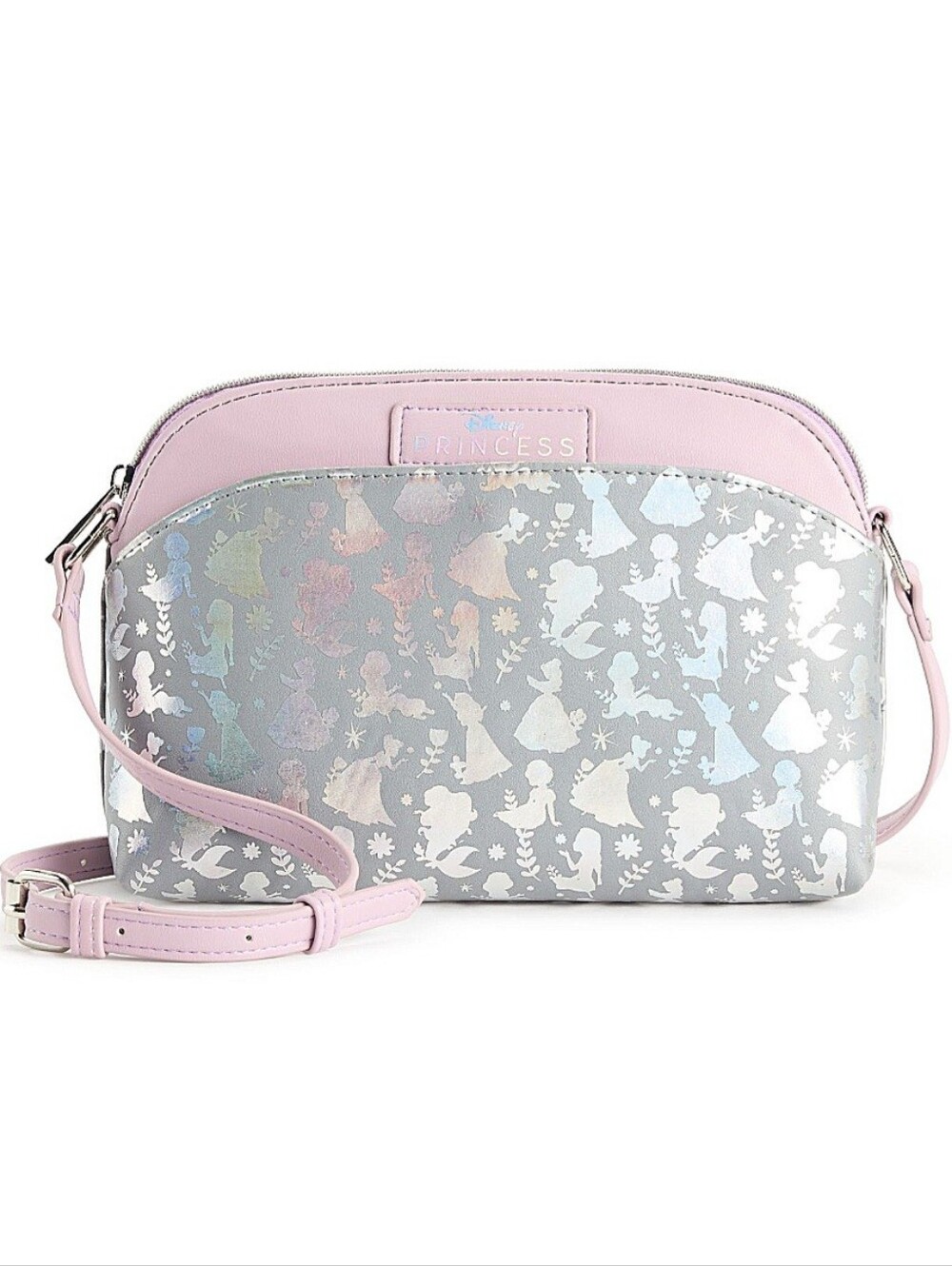 NWT! Disney Princes Holographic Crossbody Bag Purse